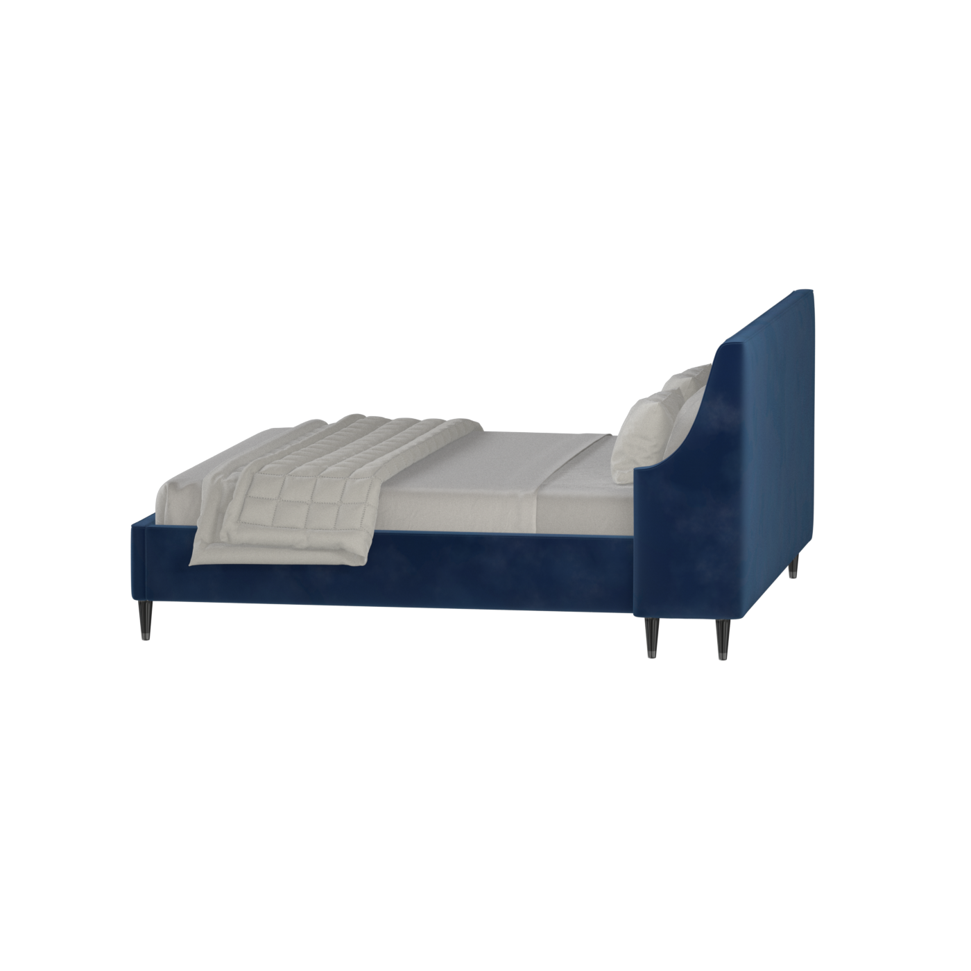 Laura Double Bed with High Headboard
