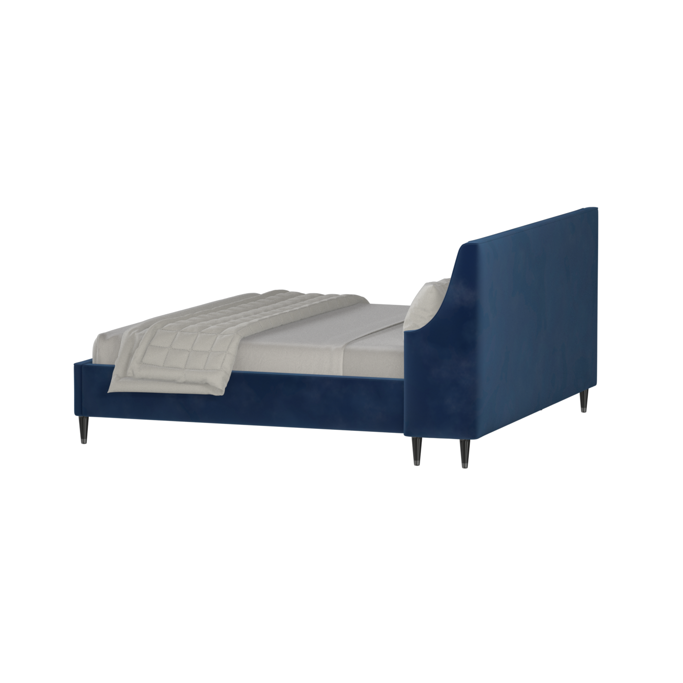 Laura Double Bed with High Headboard