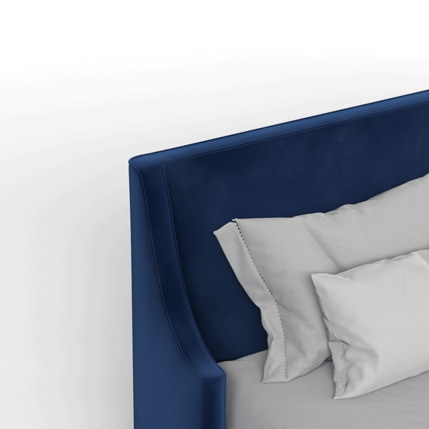Laura Double Bed with High Headboard