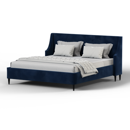 Laura Double Bed with High Headboard