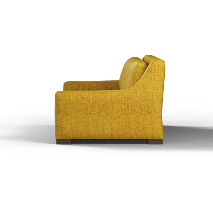 Louis 2 Seater Sofa — Structured Design with Tapered Arms