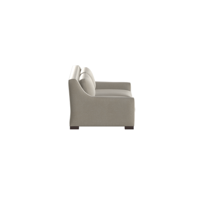 Louis 2 Seater Sofa — Structured Design with Tapered Arms