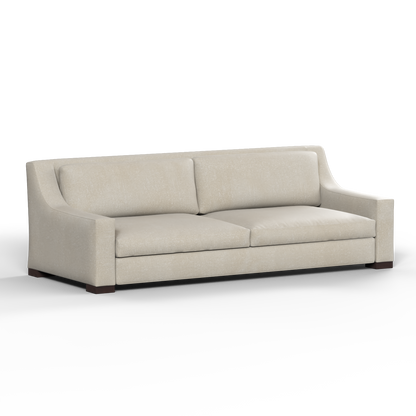 Louis 2 Seater Sofa — Structured Design with Tapered Arms
