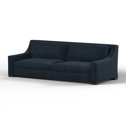 Louis 2 Seater Sofa — Structured Design with Tapered Arms