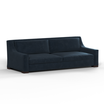 Louis 2 Seater Sofa — Structured Design with Tapered Arms