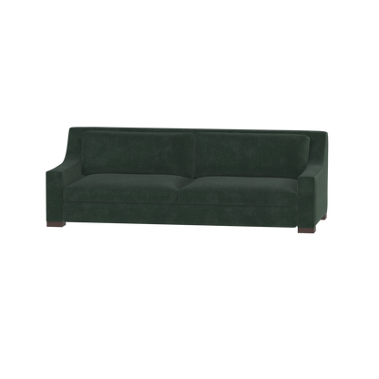 Louis 2 Seater Sofa — Structured Design with Tapered Arms