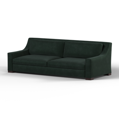 Louis 2 Seater Sofa — Structured Design with Tapered Arms