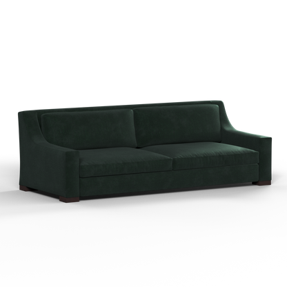 Louis 2 Seater Sofa — Structured Design with Tapered Arms