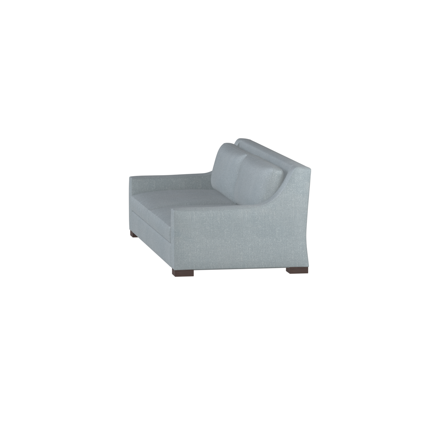 Louis 2 Seater Sofa — Structured Design with Tapered Arms