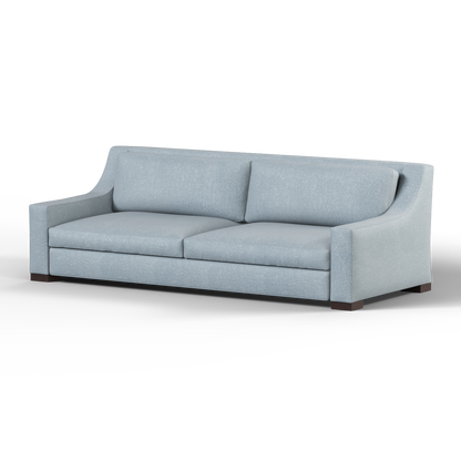 Louis 2 Seater Sofa — Structured Design with Tapered Arms