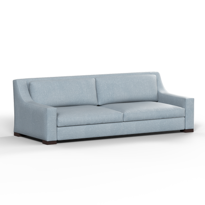 Louis 2 Seater Sofa — Structured Design with Tapered Arms