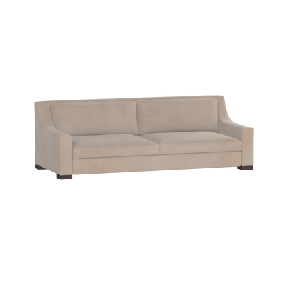 Louis 2 Seater Sofa — Structured Design with Tapered Arms