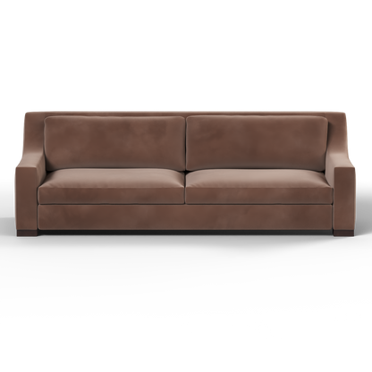 Louis 2 Seater Sofa — Structured Design with Tapered Arms