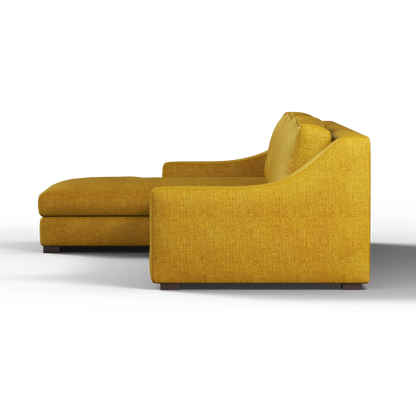 Louis Sectional Sofa — Low-Profile Modular Corner Layout
