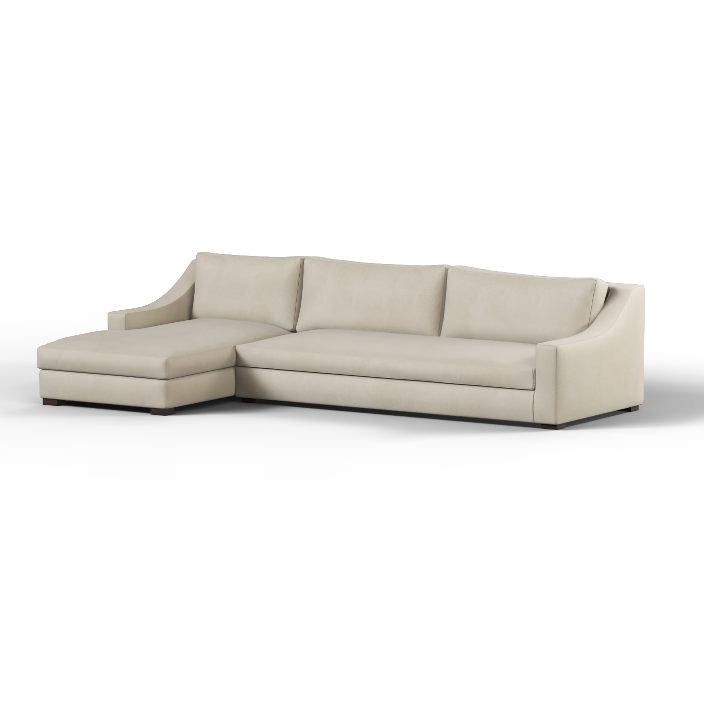 Louis Sectional Sofa — Low-Profile Modular Corner Layout