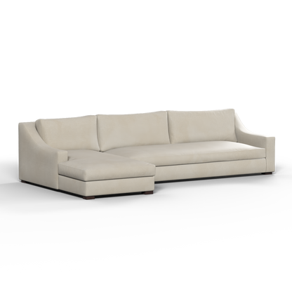 Louis Sectional Sofa — Low-Profile Modular Corner Layout