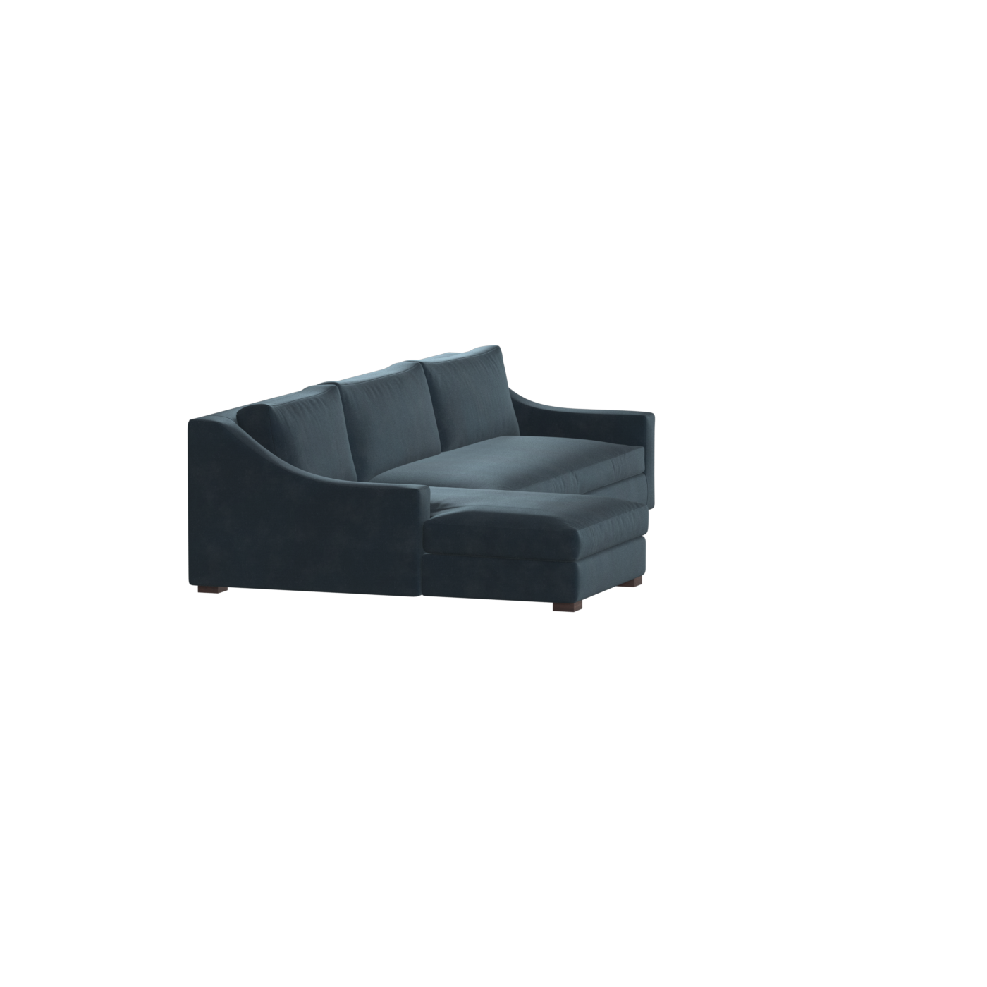 Louis Sectional Sofa — Low-Profile Modular Corner Layout