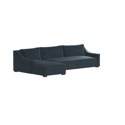 Louis Sectional Sofa — Low-Profile Modular Corner Layout