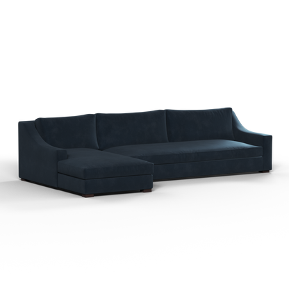 Louis Sectional Sofa — Low-Profile Modular Corner Layout