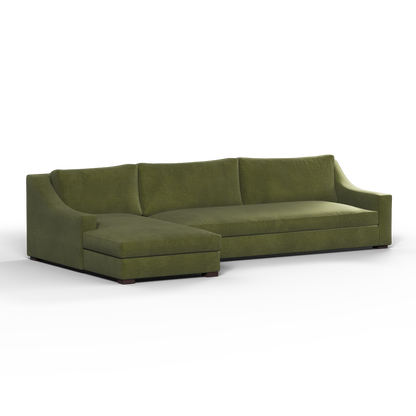 Louis Sectional Sofa — Low-Profile Modular Corner Layout