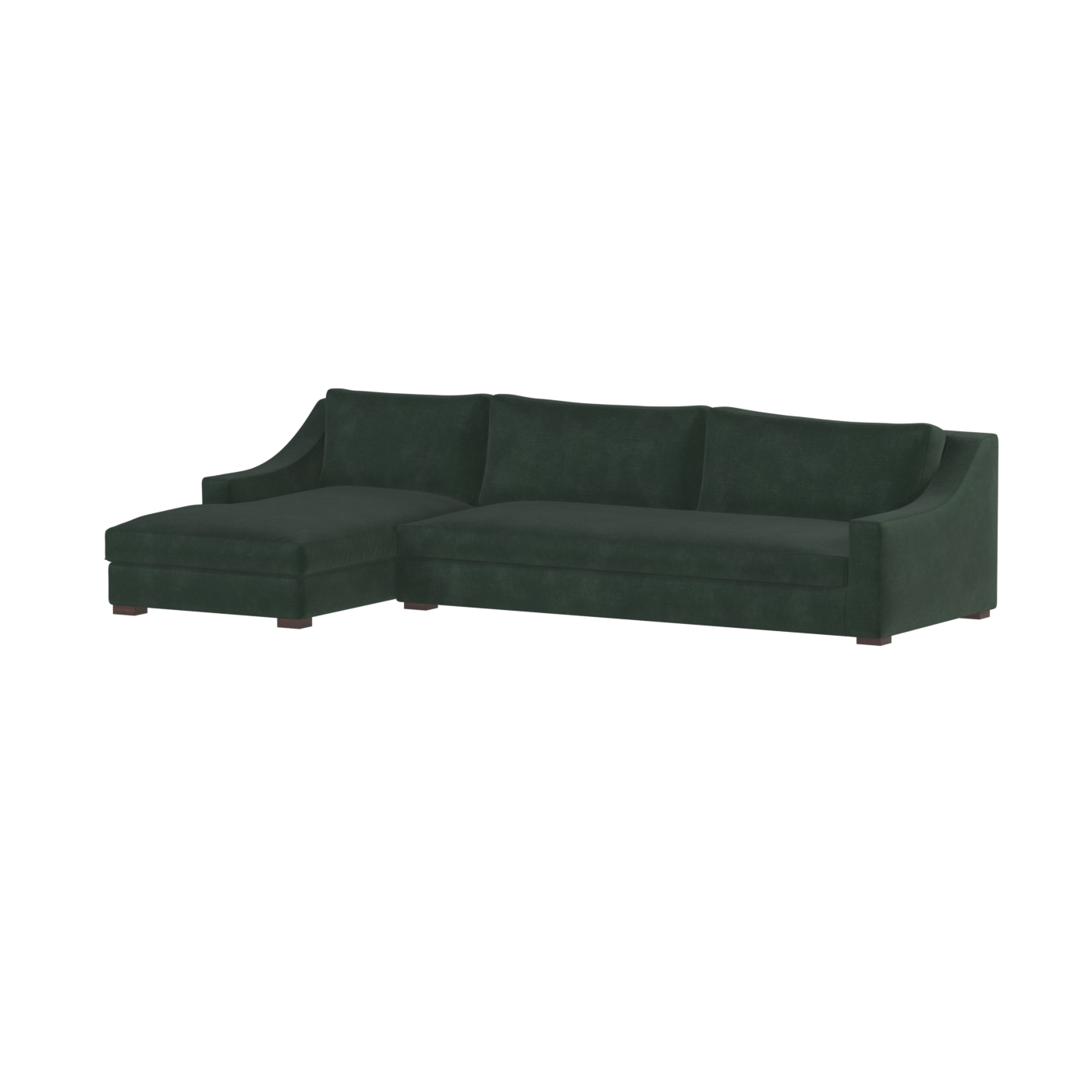 Louis Sectional Sofa — Low-Profile Modular Corner Layout