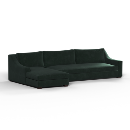 Louis Sectional Sofa — Low-Profile Modular Corner Layout