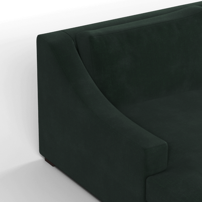 Louis Sectional Sofa — Low-Profile Modular Corner Layout