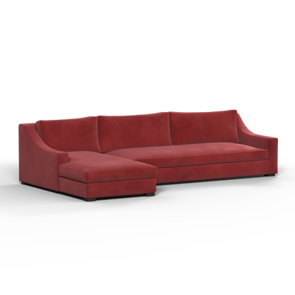 Louis Sectional Sofa — Low-Profile Modular Corner Layout