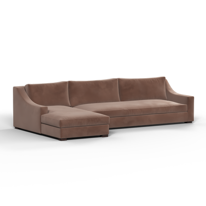 Louis Sectional Sofa — Low-Profile Modular Corner Layout