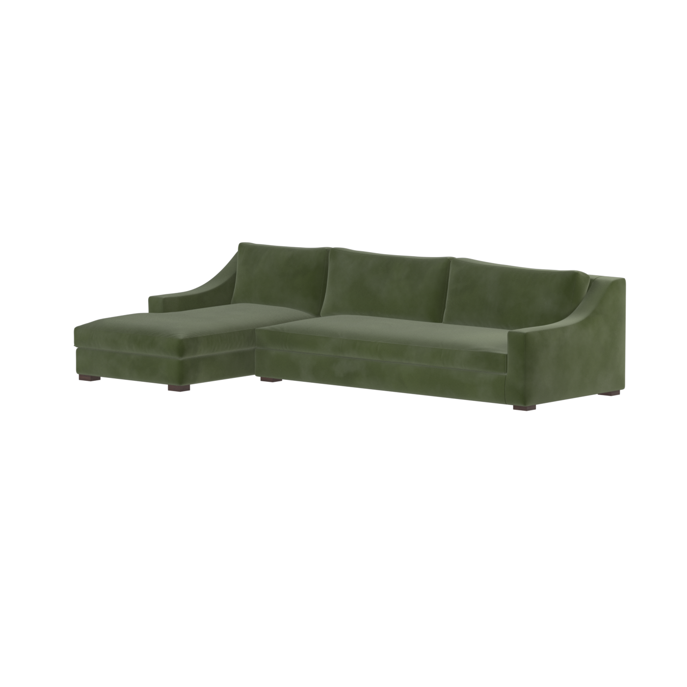 Louis Sectional Sofa — Low-Profile Modular Corner Layout