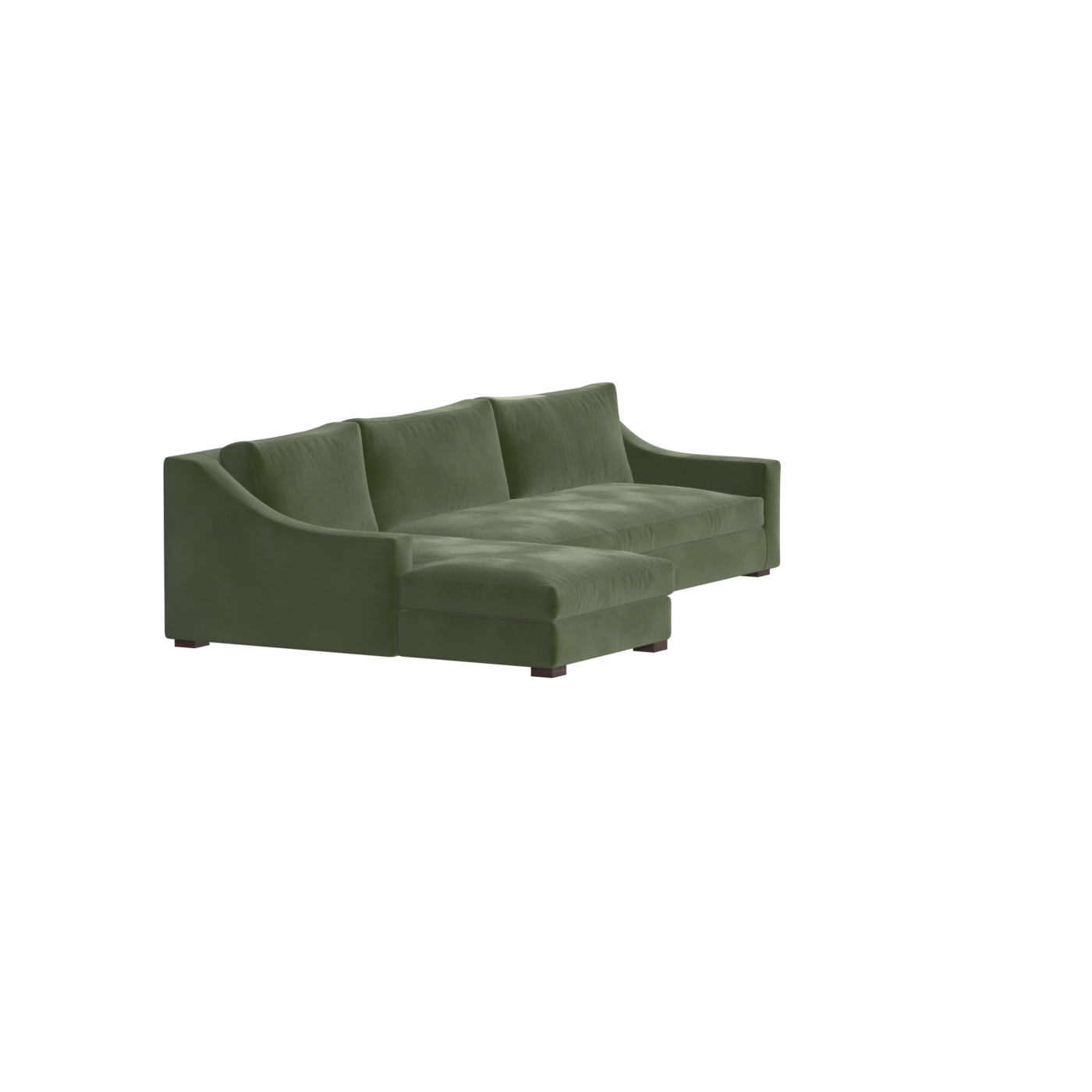 Louis Sectional Sofa — Low-Profile Modular Corner Layout