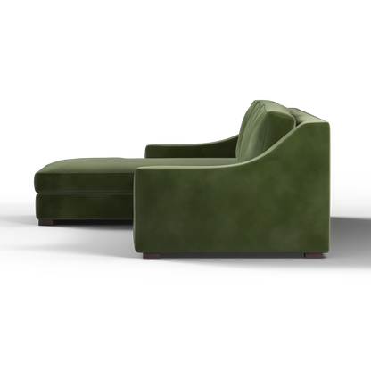 Louis Sectional Sofa — Low-Profile Modular Corner Layout