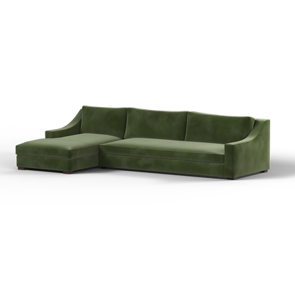 Louis Sectional Sofa — Low-Profile Modular Corner Layout
