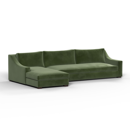 Louis Sectional Sofa — Low-Profile Modular Corner Layout