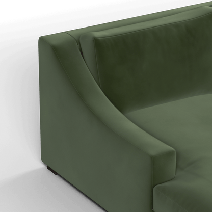 Louis Sectional Sofa — Low-Profile Modular Corner Layout