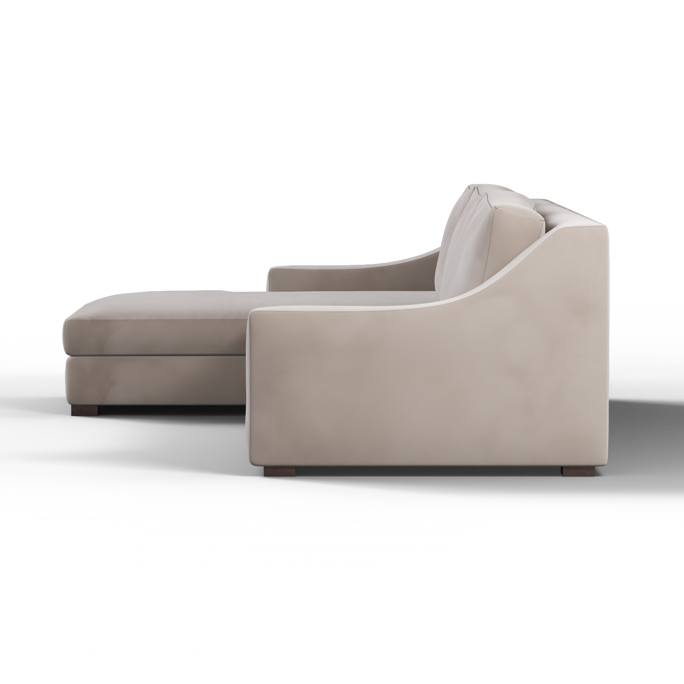 Louis Sectional Sofa — Low-Profile Modular Corner Layout