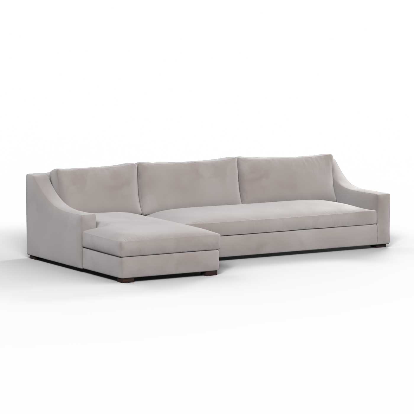 Louis Sectional Sofa — Low-Profile Modular Corner Layout