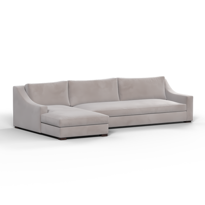 Louis Sectional Sofa — Low-Profile Modular Corner Layout