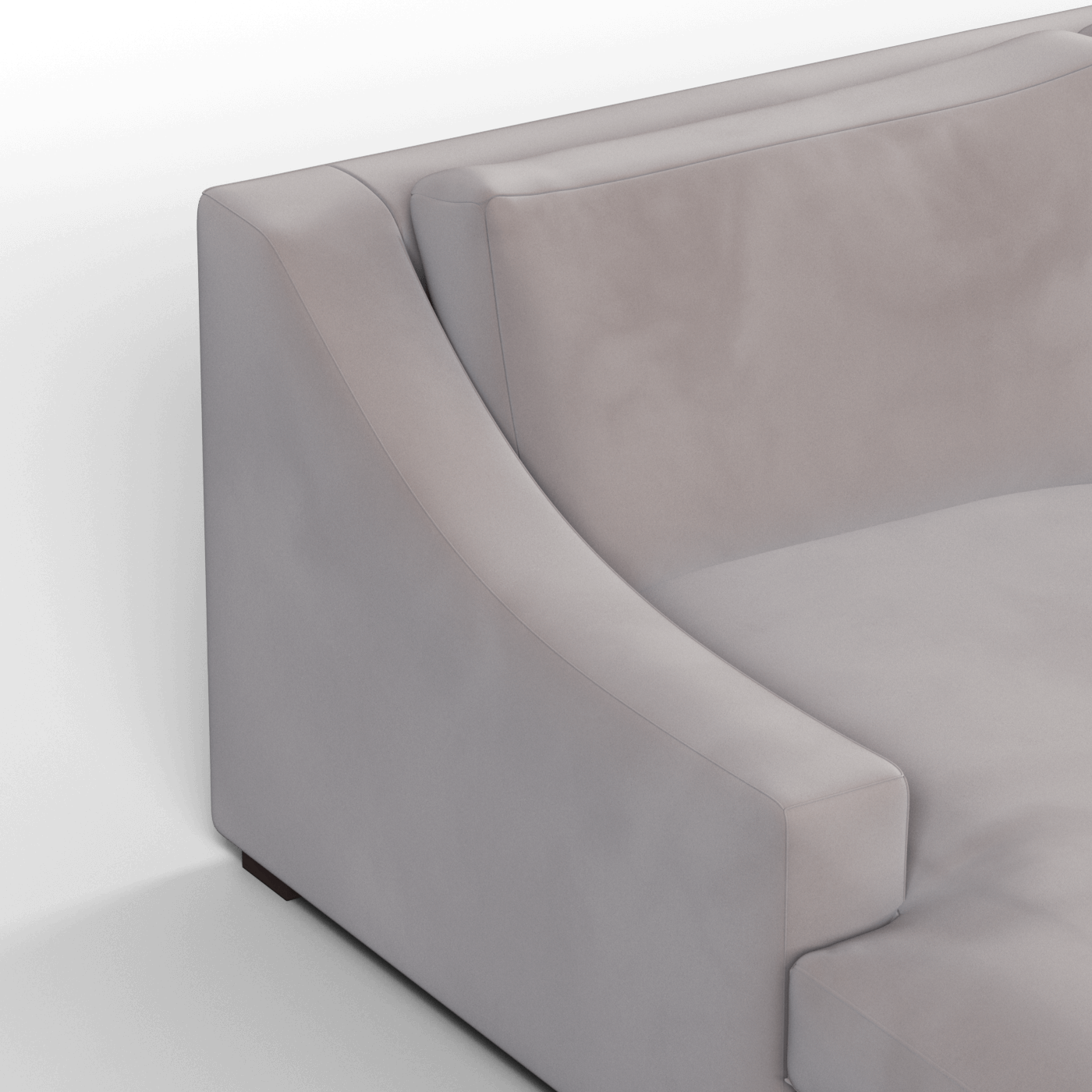 Louis Sectional Sofa — Low-Profile Modular Corner Layout