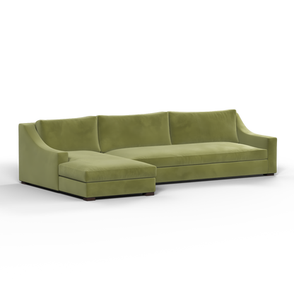 Louis Sectional Sofa — Low-Profile Modular Corner Layout