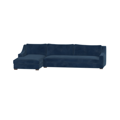 Louis Sectional Sofa — Low-Profile Modular Corner Layout