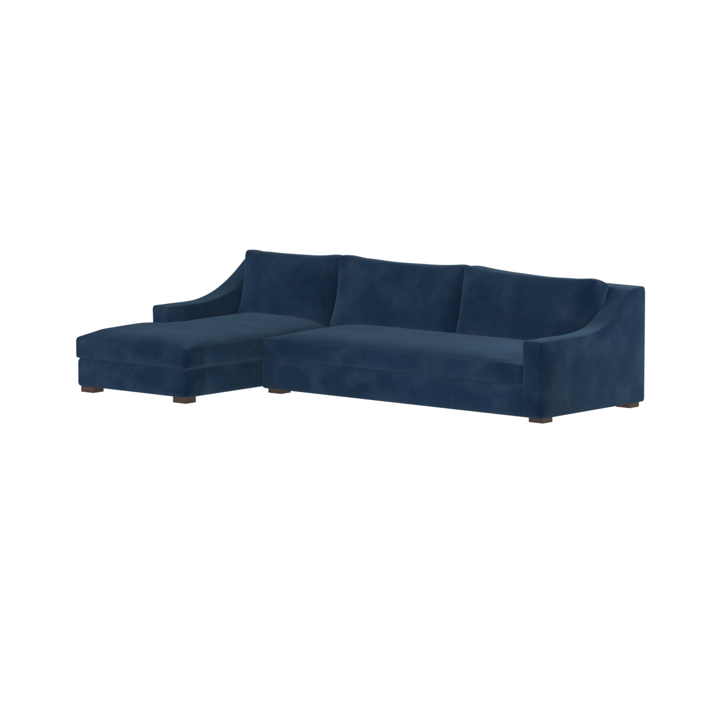 Louis Sectional Sofa — Low-Profile Modular Corner Layout