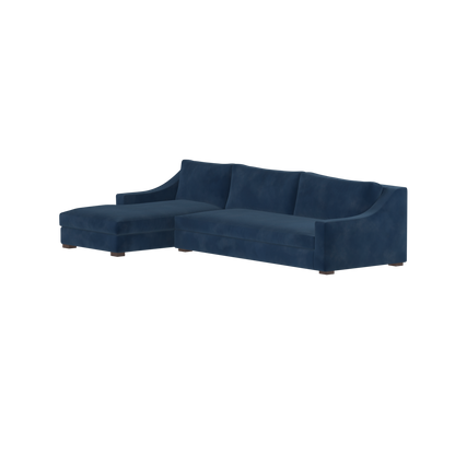 Louis Sectional Sofa — Low-Profile Modular Corner Layout