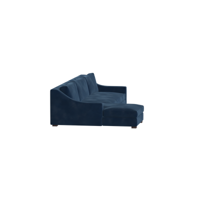 Louis Sectional Sofa — Low-Profile Modular Corner Layout