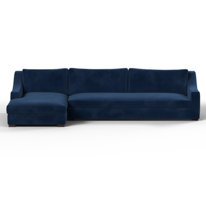 Louis Sectional Sofa — Low-Profile Modular Corner Layout