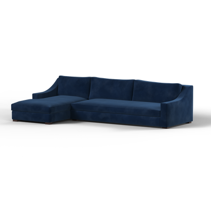 Louis Sectional Sofa — Low-Profile Modular Corner Layout