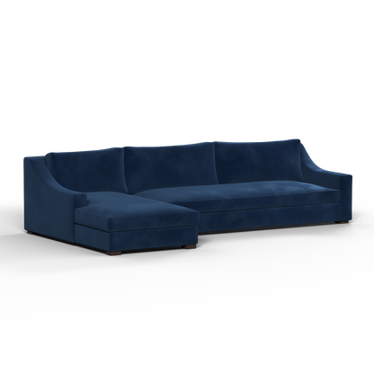 Louis Sectional Sofa — Low-Profile Modular Corner Layout
