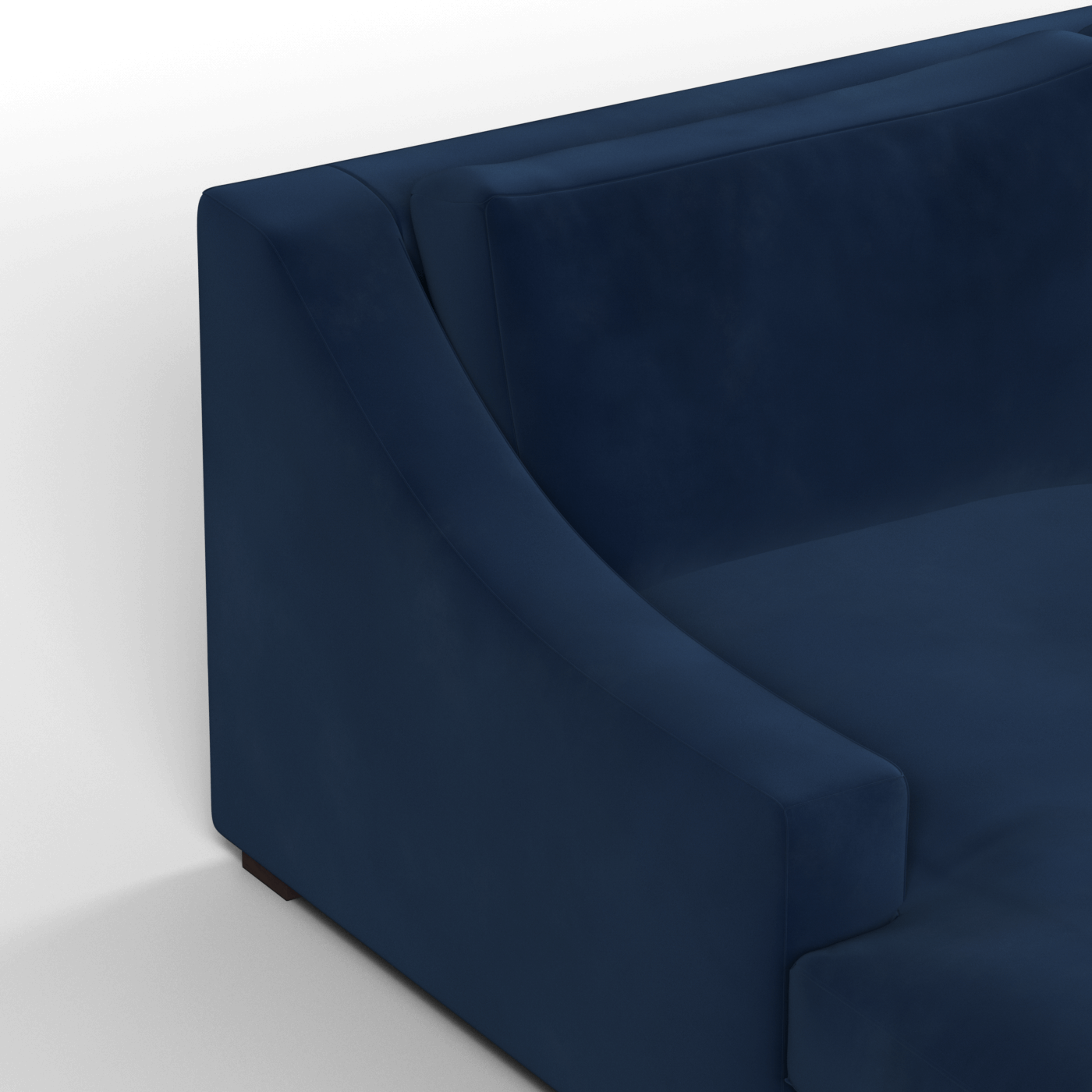 Louis Sectional Sofa — Low-Profile Modular Corner Layout