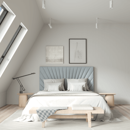 Lucia Bed With High Refined Headboard