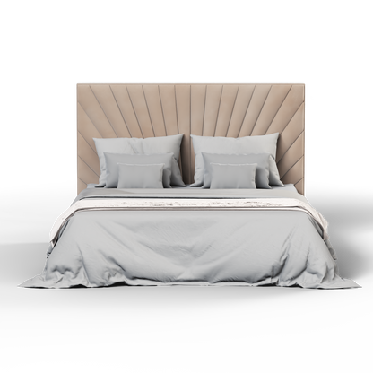 Lucia Bed With High Refined Headboard